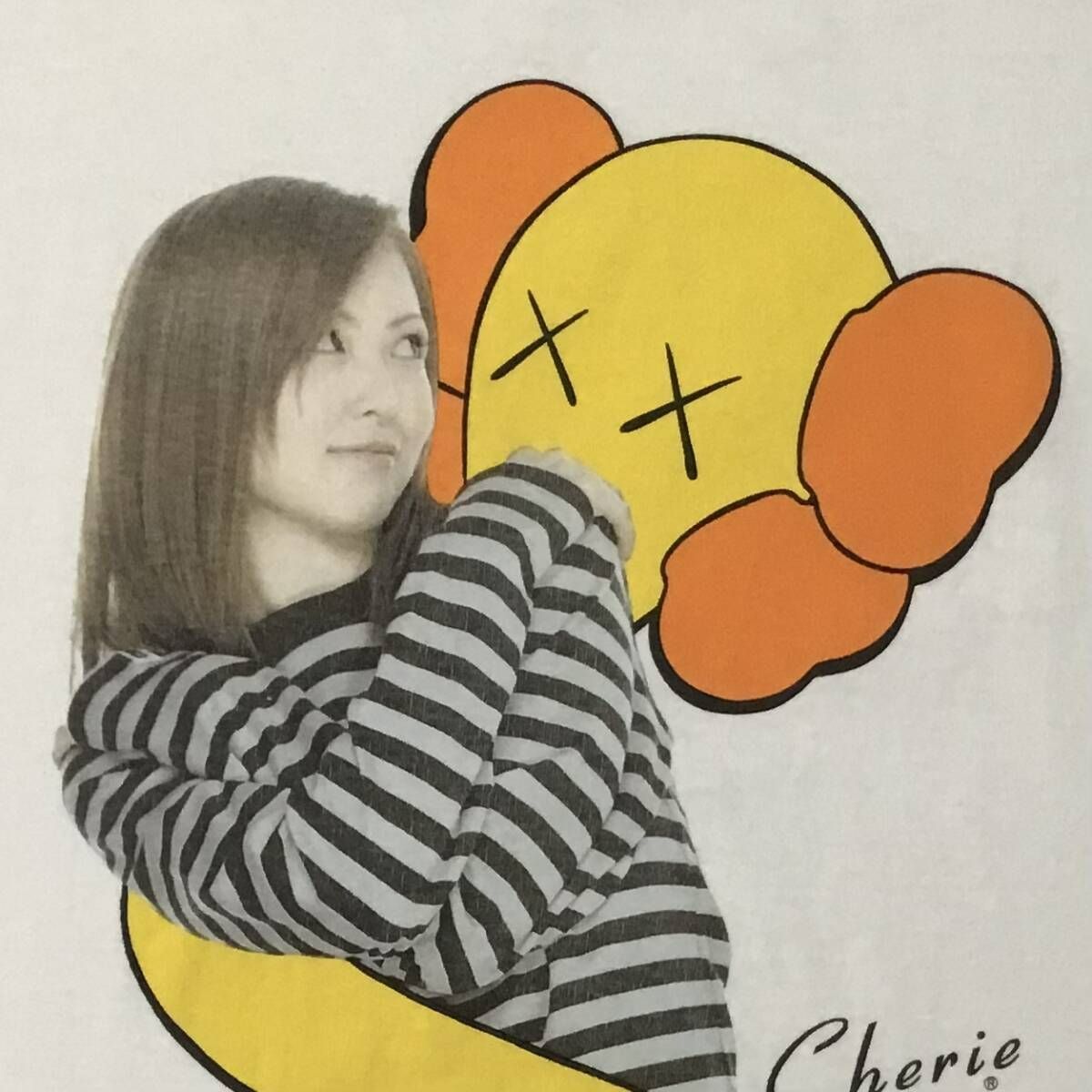 ☆激レア☆ KAWS × BAPE × Cherie Bendy Tシャツ Mサイズ a bathing 