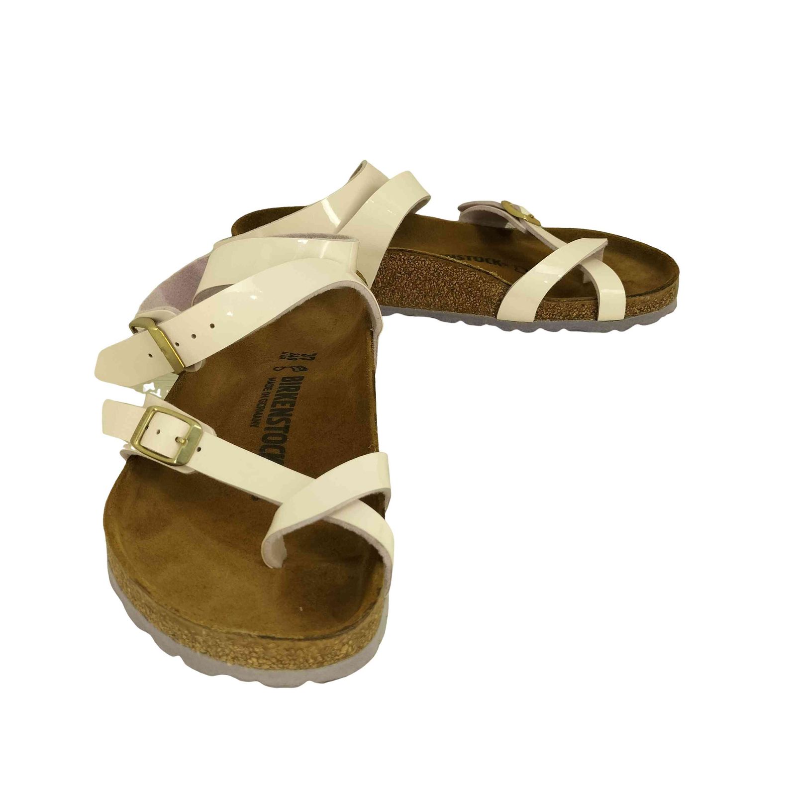未使用　BIRKENSTOCK  YARA/ヤラ 2トーンパテントサンダル ビルケンシュトック BIRKENSTOCK YARA ヤラ 2トーンパテント