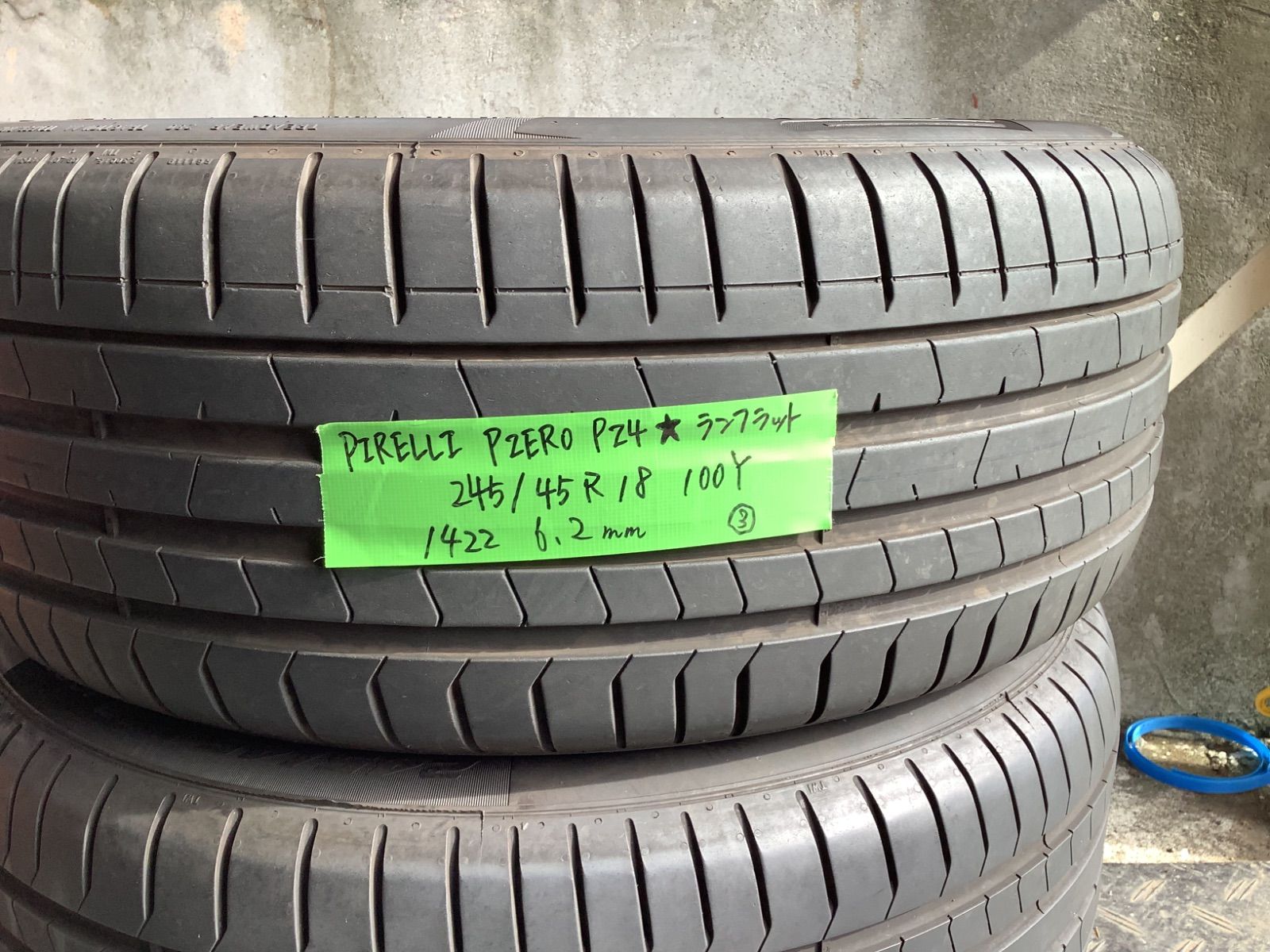 送料込み] BMW承認 245/45R18 100Y ☆ 2022年製 PIRELLI PZERO PZ4 