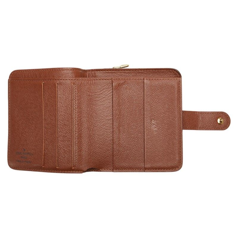 ルイ ヴィトン モノグラム コンパクトジップ 二つ折り財布 コンパクト  