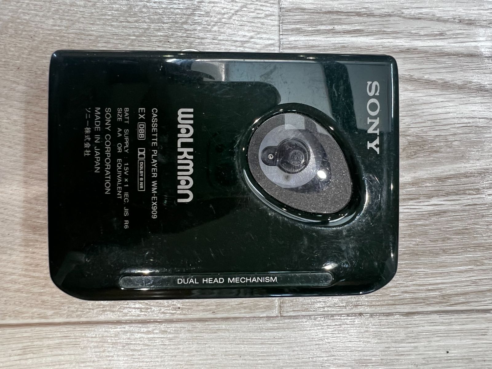 ジャンク品、SONY.ソニー、カセットウォークマンWM-EX909、本体