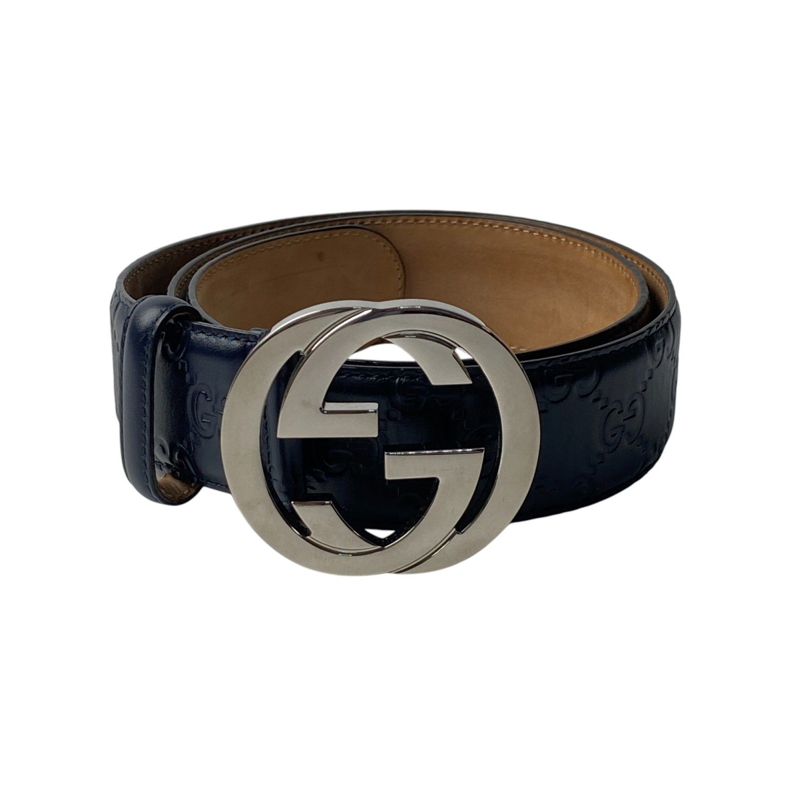 グッチ GUCCI メンズ ベルト GG シマ インターロッキング 411924 CWC1N 85 34 480199