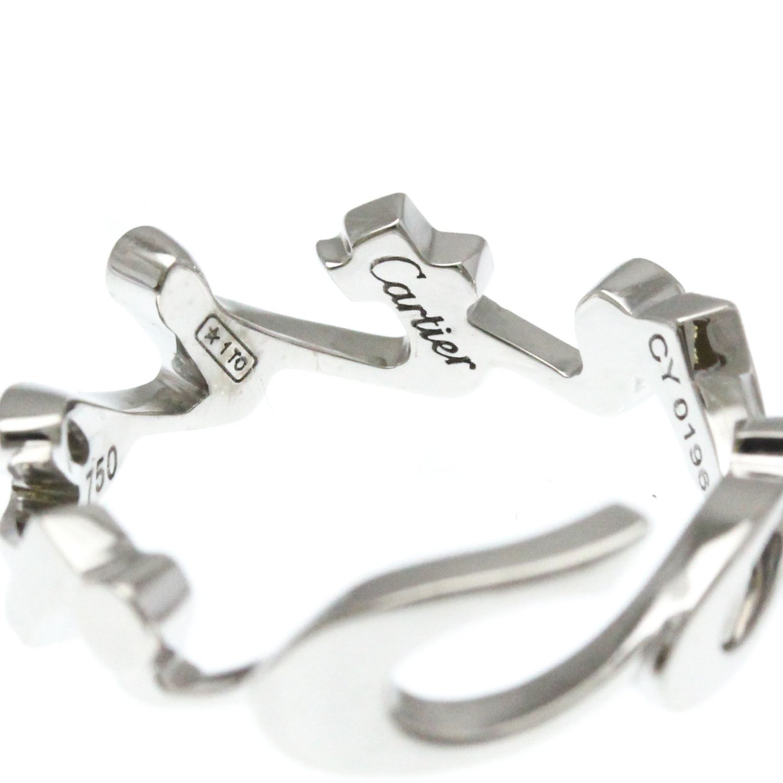 カルティエ(Cartier) シグネチャーリング K18ホワイトゴールド(K18WG