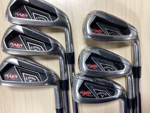キャロウェイ RAZR X TOUR 6S USA アイアンセット IR Dynamic G フレックスS メンズ 男性用 右利き 右用 Cランク ゴルフクラブ
