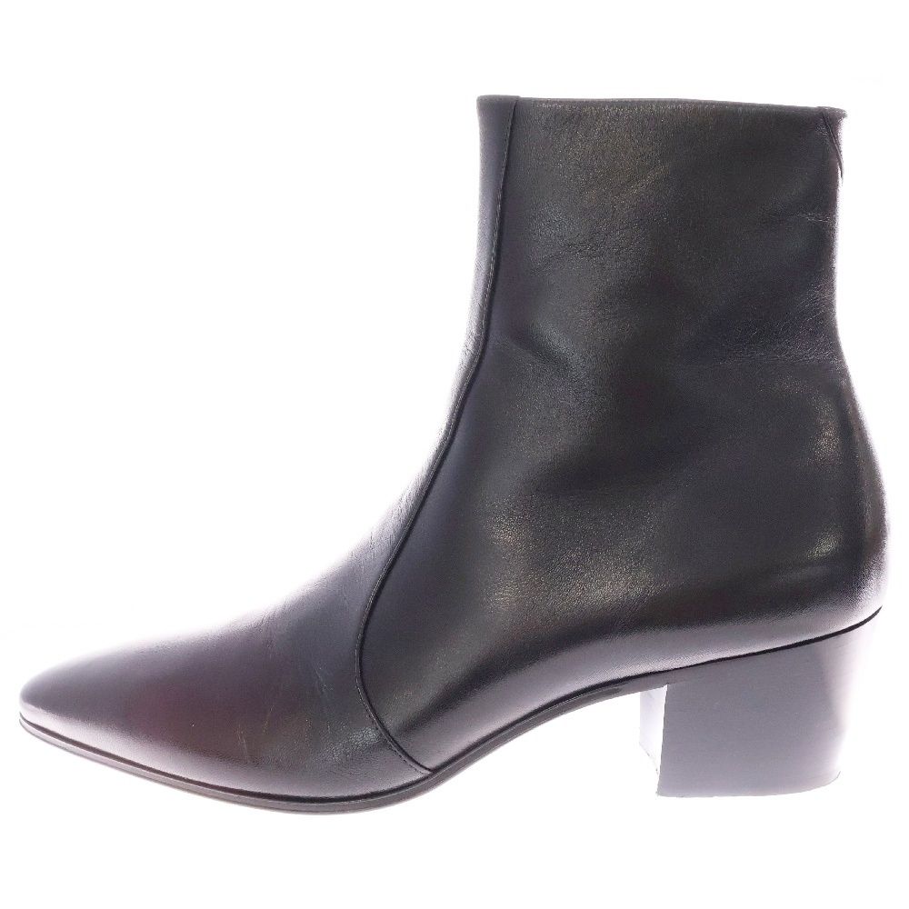 SAINT LAURENT PARIS (サンローランパリ) サイドジップ レザーブーツ