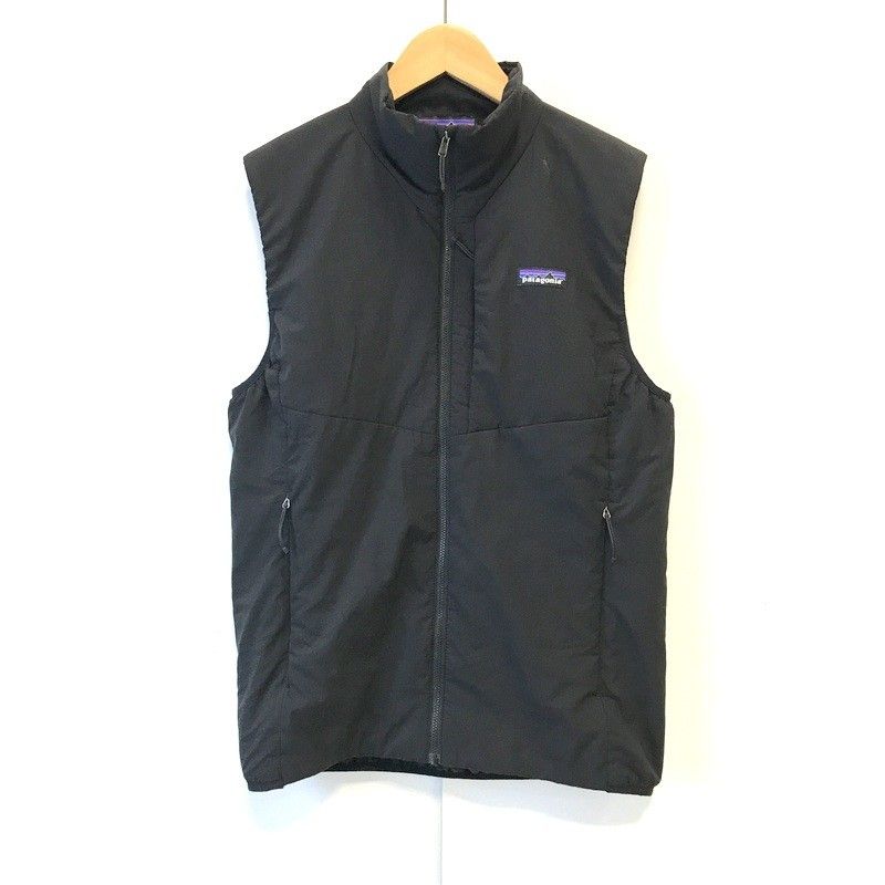 Patagonia パタゴニア ナノエアライトベスト RN51884 メンズ Sサイズ 古着 ブラック 黒 アウトドア 登山 フルジップ TA3535
