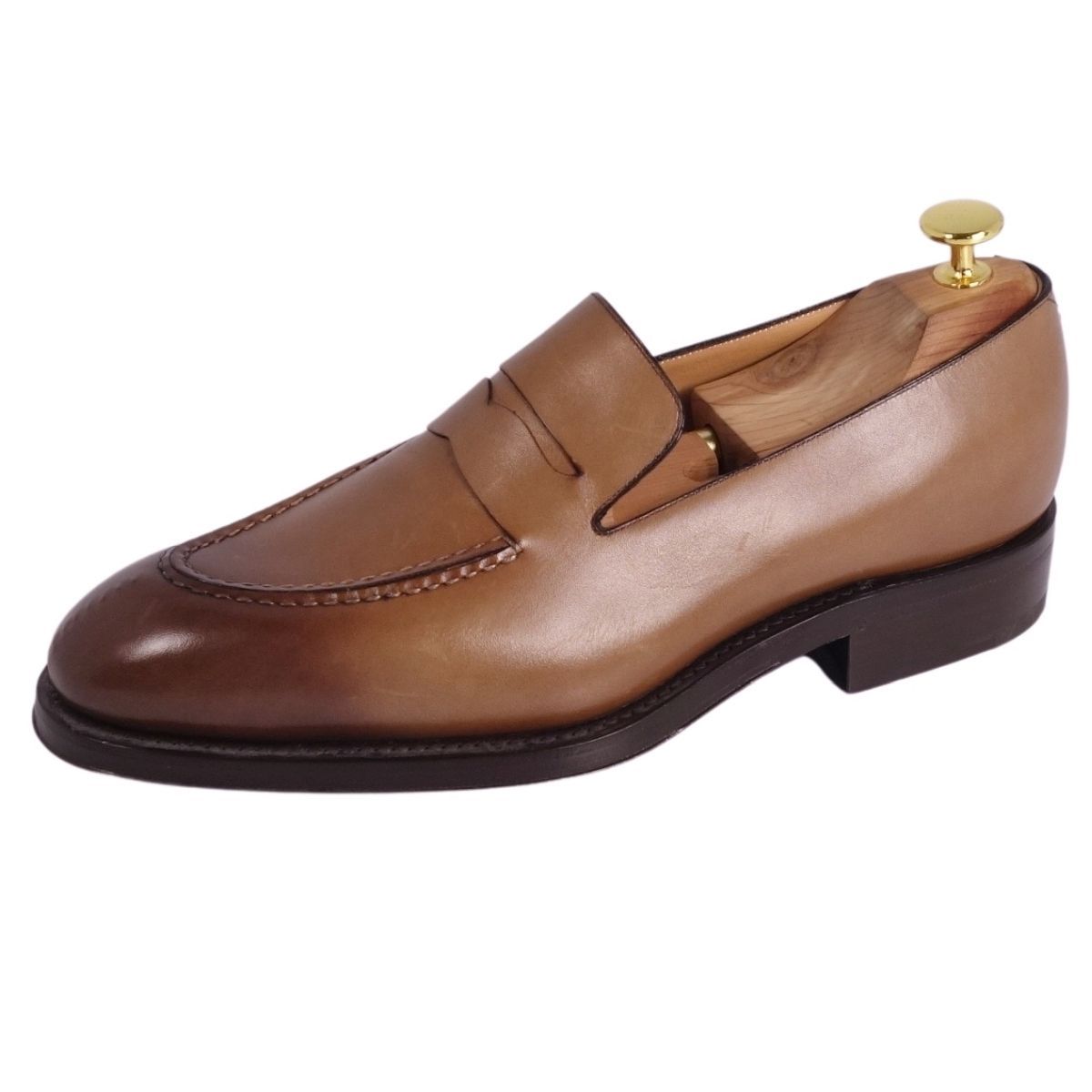 大得価，低価 未使用 ルイヴィトン LOUIS VUITTON ローファー モカシン ソルボンヌライン レザー シューズ 靴 メンズ 6(25cm)ブラック ce09ms-rm10e33330