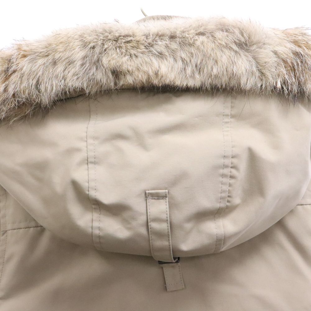 CANADA GOOSE (カナダグース) RUSSELL PARKA 2301JM ラッセルパーカ ファー付きジップアップダウンジャケット ベージュ  - メルカリ