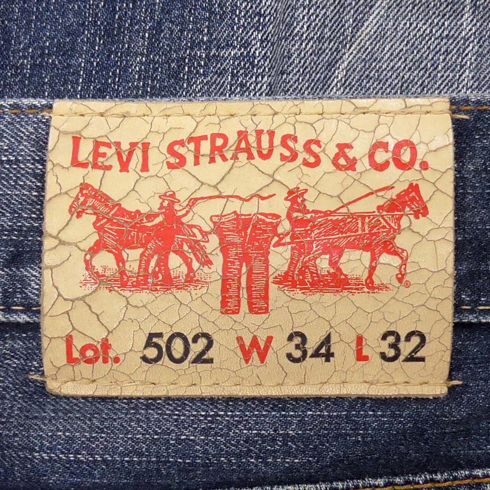 Levi's リーバイス 502 ジップポケット デニムパンツ W34 L32