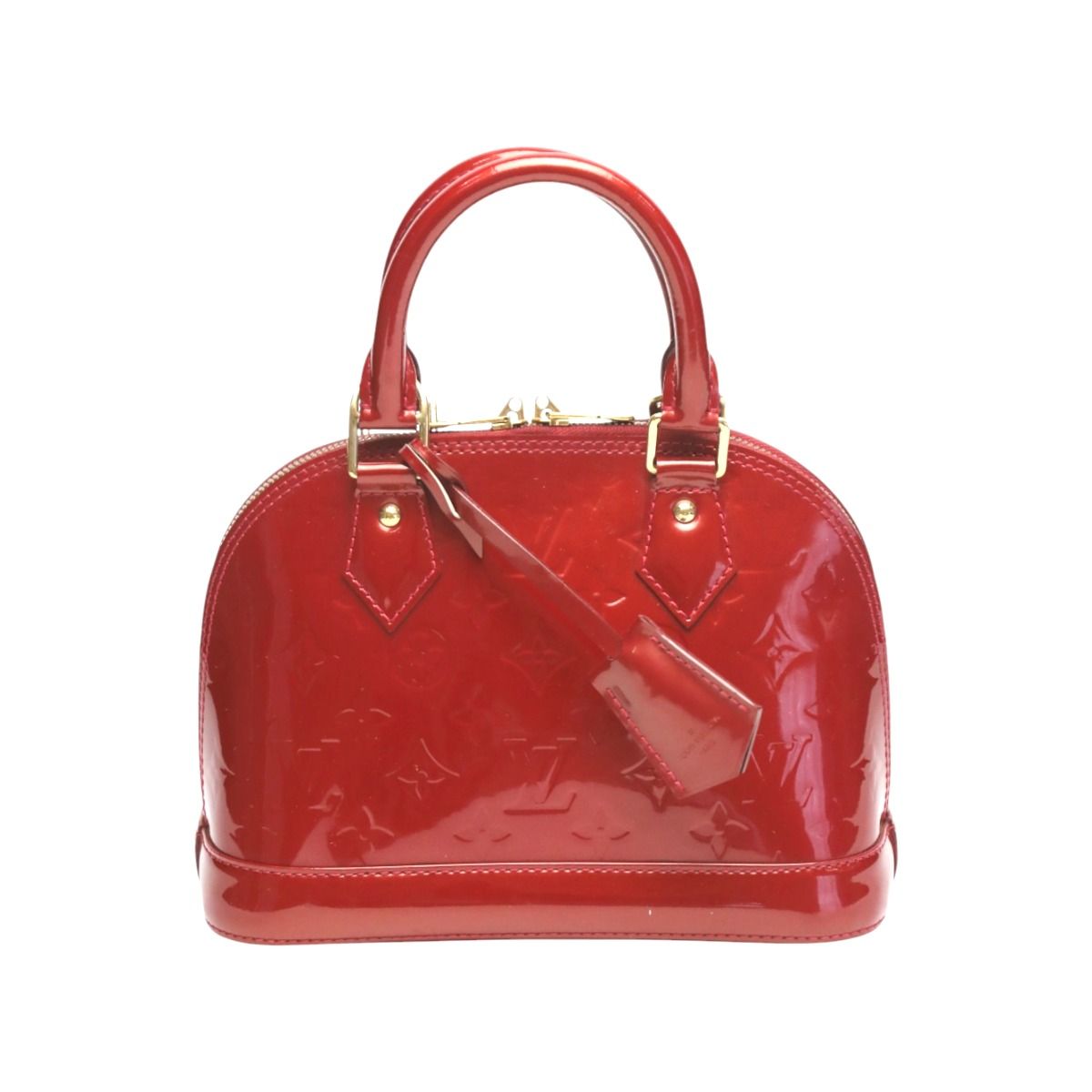 ルイヴィトン M90174 モノグラム 2WAYバッグ アルマBB ハンドバッグ LOUIS VUITTON レッド