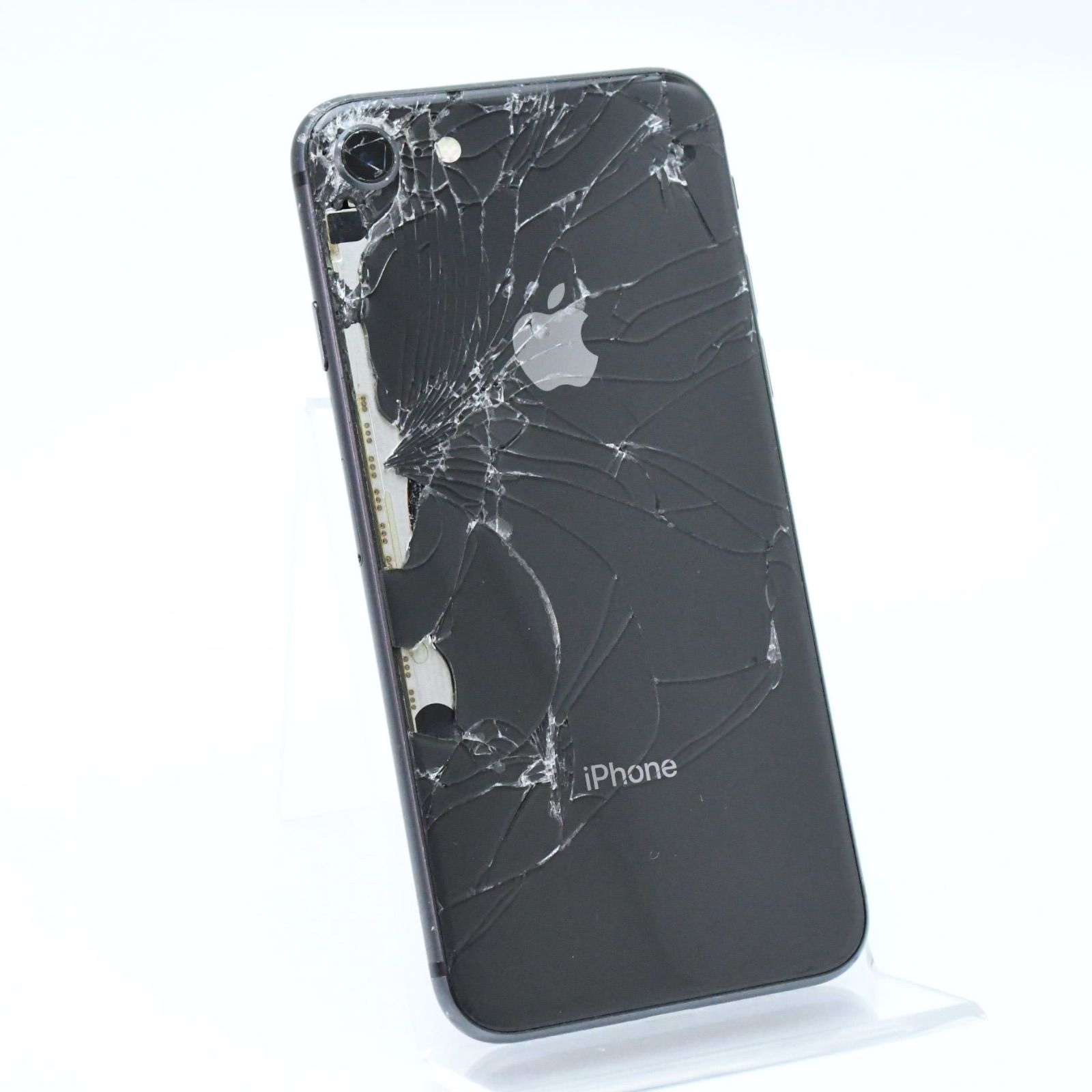 iPhone 8★SpaceGray★64GB/SIMフリー★画面ひび割れあり iPhone 8☆SpaceGray☆64GB/SIMフリー☆画面ひび割れあり