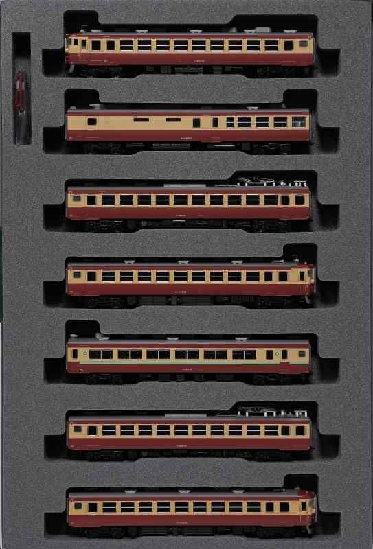 KATO 455系 まつしま7両セット 美品 KATO Nゲージ 455系 急行 まつしま 7両セット 10-1632 鉄道模型