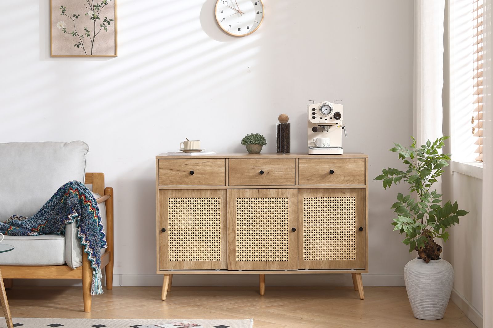 サイドボード チェストラタン調