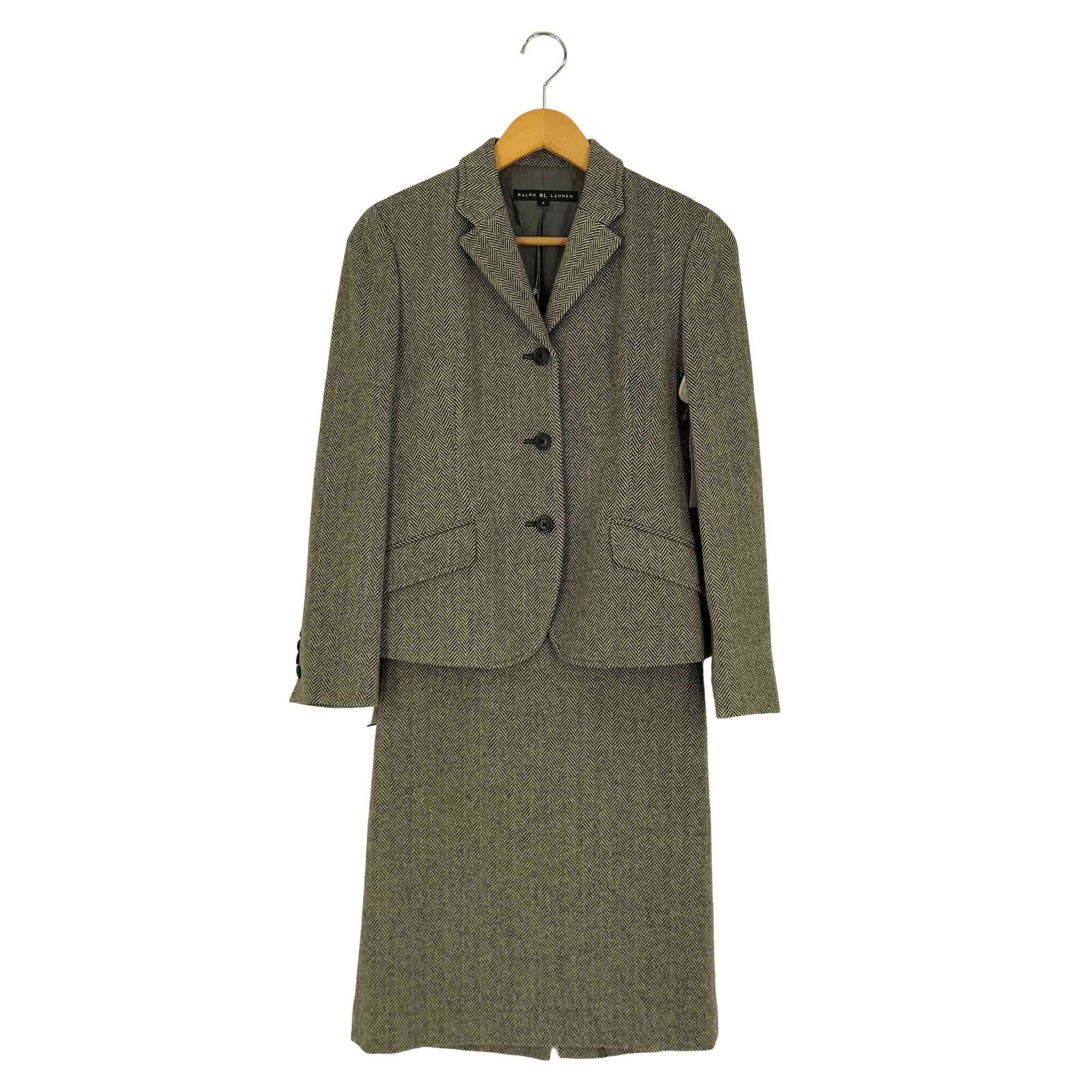 ラルフローレン RALPH LAUREN ヘリンボーン テーラード スカート