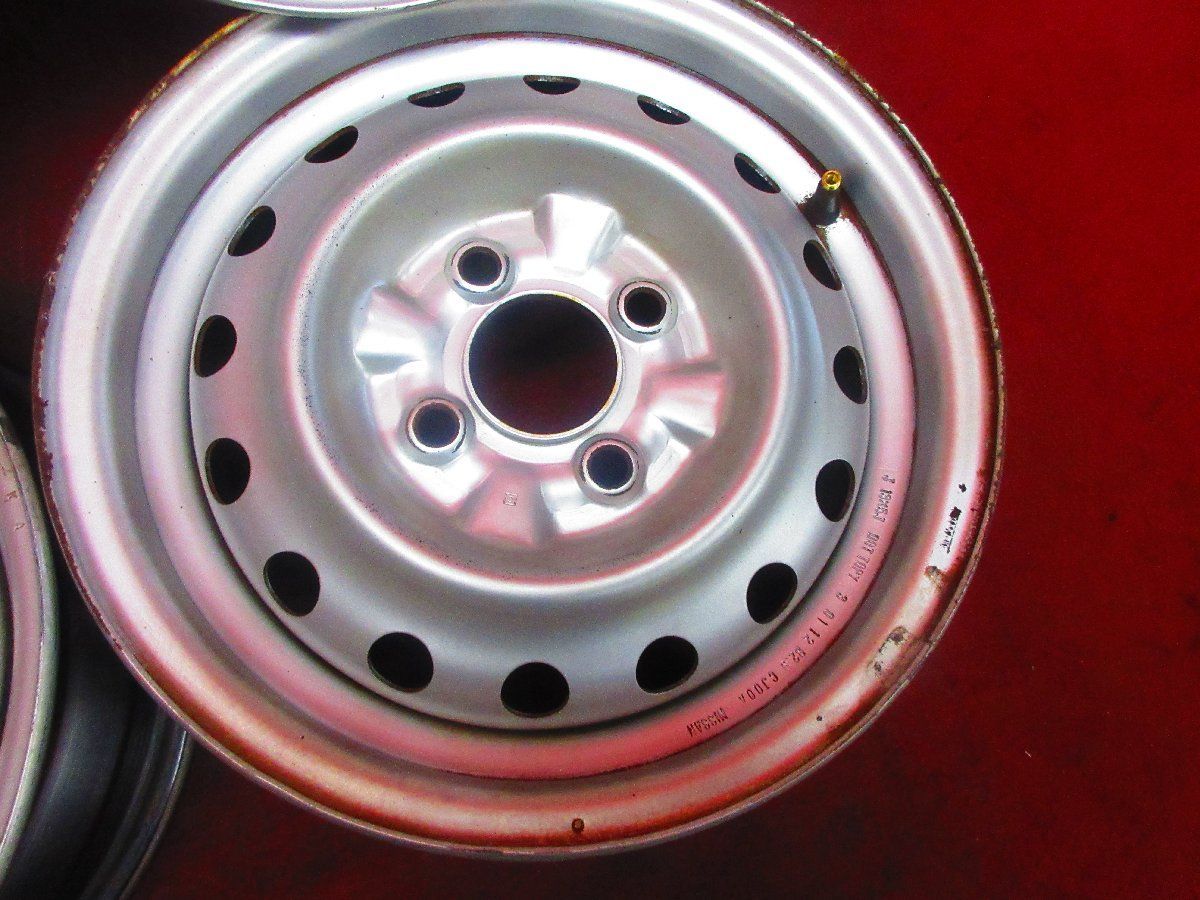 日産AD/NV150 純正 スチールホイール1台分セット 13インチシルバー 