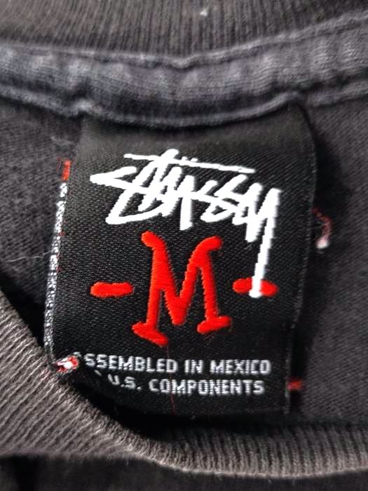 ステューシー Stussy 00S メキシコ製 黒タグ スカルプリントTシャツ ...