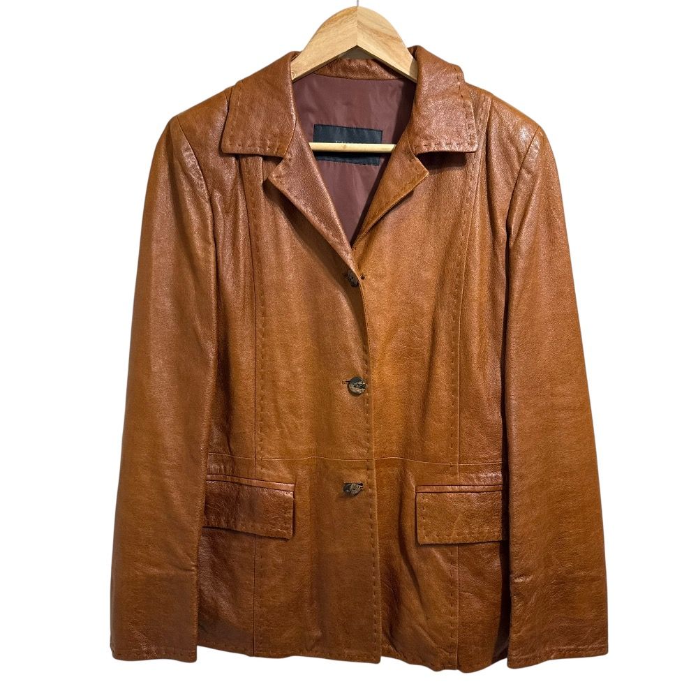 ERMANNO SCERVINO　ライダースジャケット ブラウン ERMANNO SCERVINO ライダースジャケット ブラウン ジャケット
