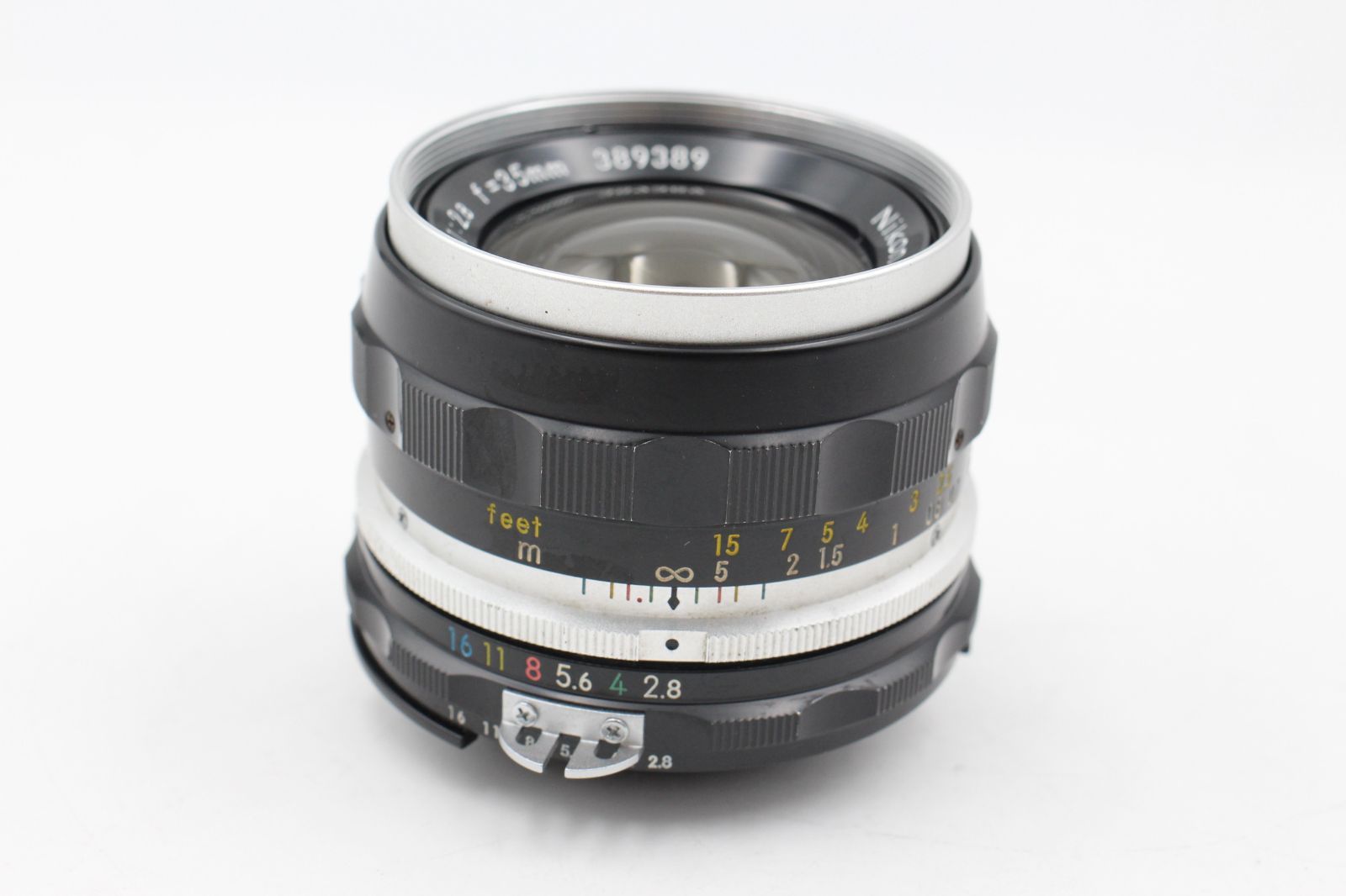 極上品☆ニコン Nikon NIKKOR-S Auto 35mm F2.8 Ai改 レンズ ###13322