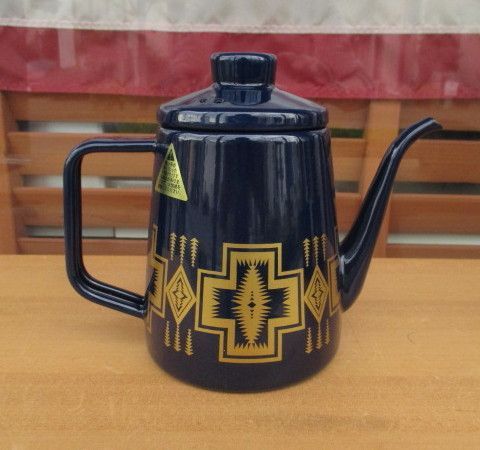  当店オリジナルセット販売 PENDLETON ペンドルトン エナメル 琺瑯 製 ドリップポット＆マグカップセット コーヒー＆ティ セット ポット×１ マグカップ×２ その他 コーヒー ティーカップ