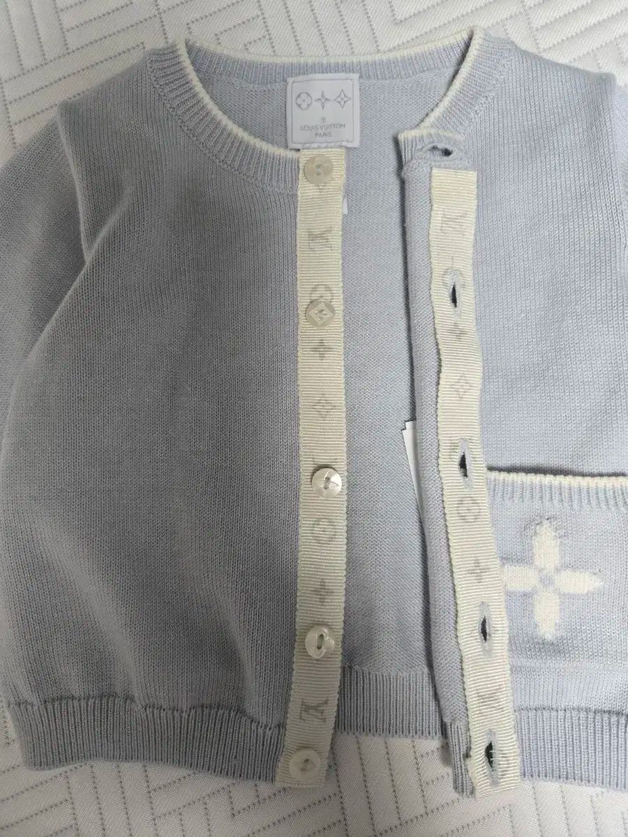 Louis Vuitton ルイヴィトン ベビー 青 カーディガン 6M STEELWINDOWSANDDOORS_COM