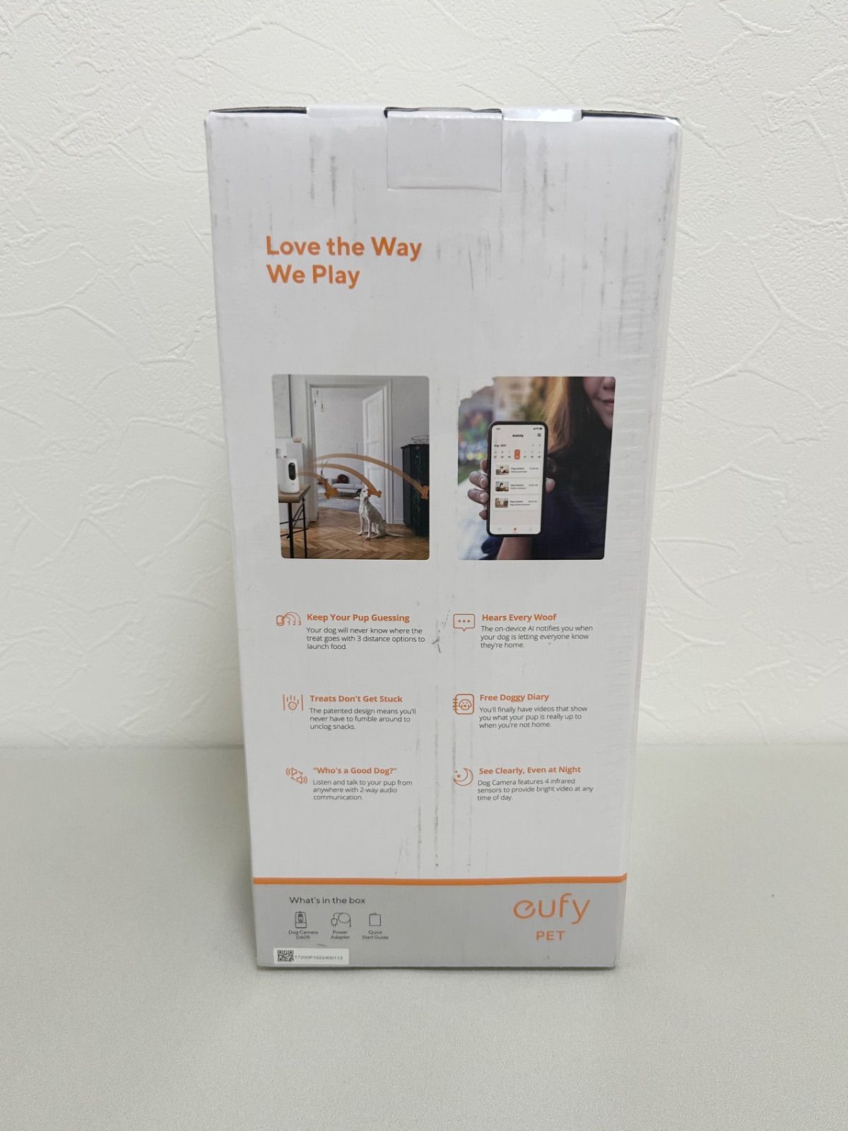 Eufy dog camera D 605 ペットカメラ ホワイト