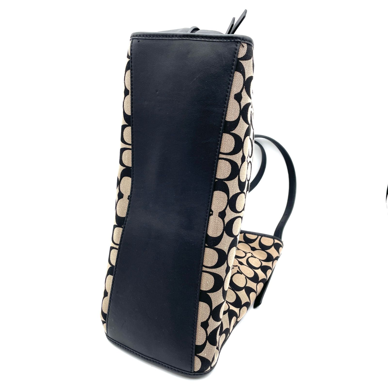 2506-194｜美品｜コーチ シグネチャー ハンドバッグ ターンロック COACH コーチ ターンロック シグネチャー ハンドバッグ - メルカリ