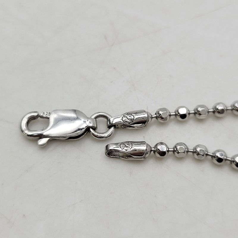 中古品】AVALANCHE アヴァランチ 925 CUT BALL CHAIN NECKLACE