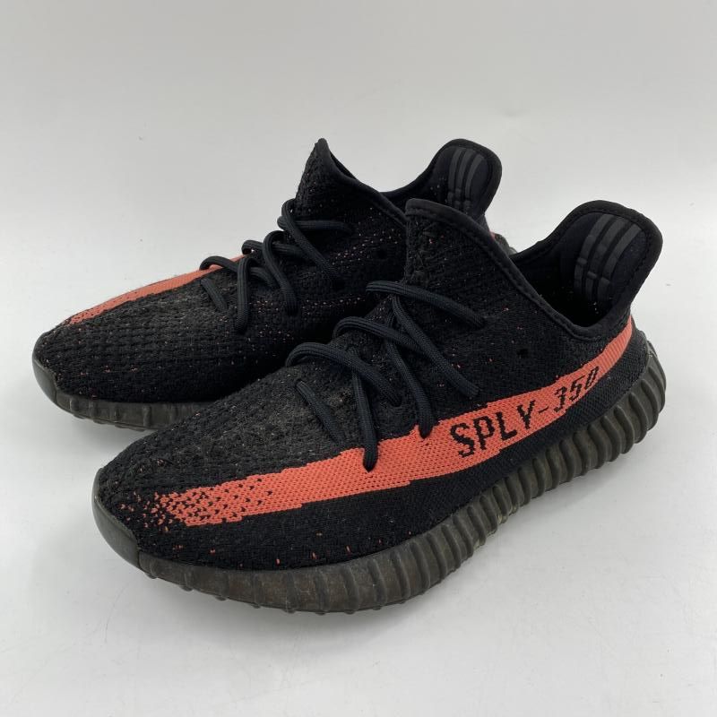 中古】adidas YEEZY Boost 350 V2 Core Black/Red スニーカー 26cm
