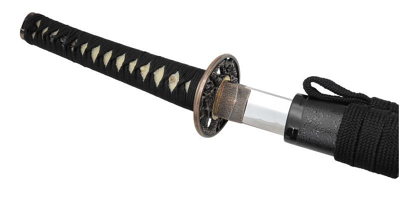 模造刀 日本刀 OG-1 黒石目 大刀 尾形刀剣 104cm コスプレ リアル 本格 