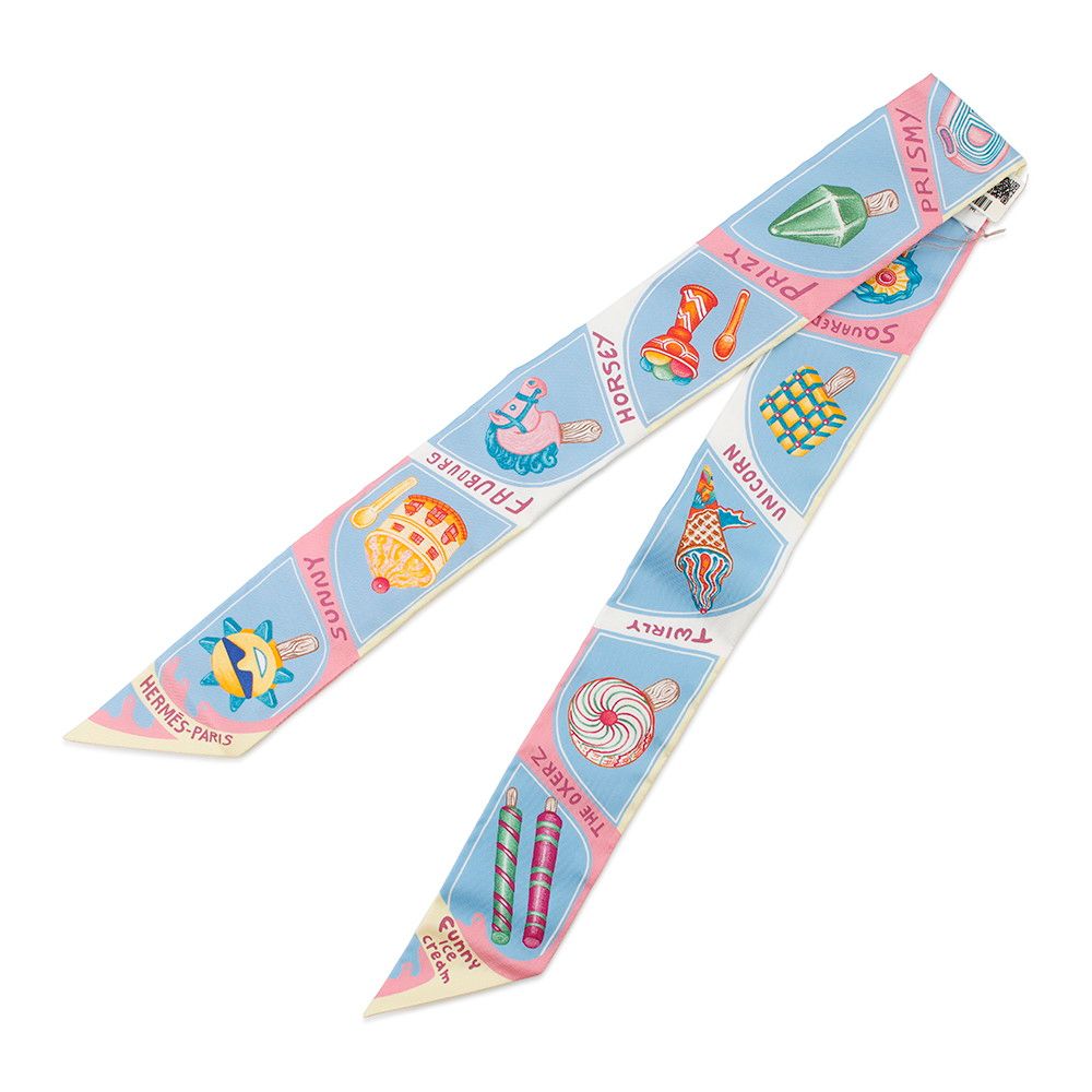 エルメス スカーフ ツイリー ファニー アイスクリーム Funny Ice Cream HERMES 2025春夏