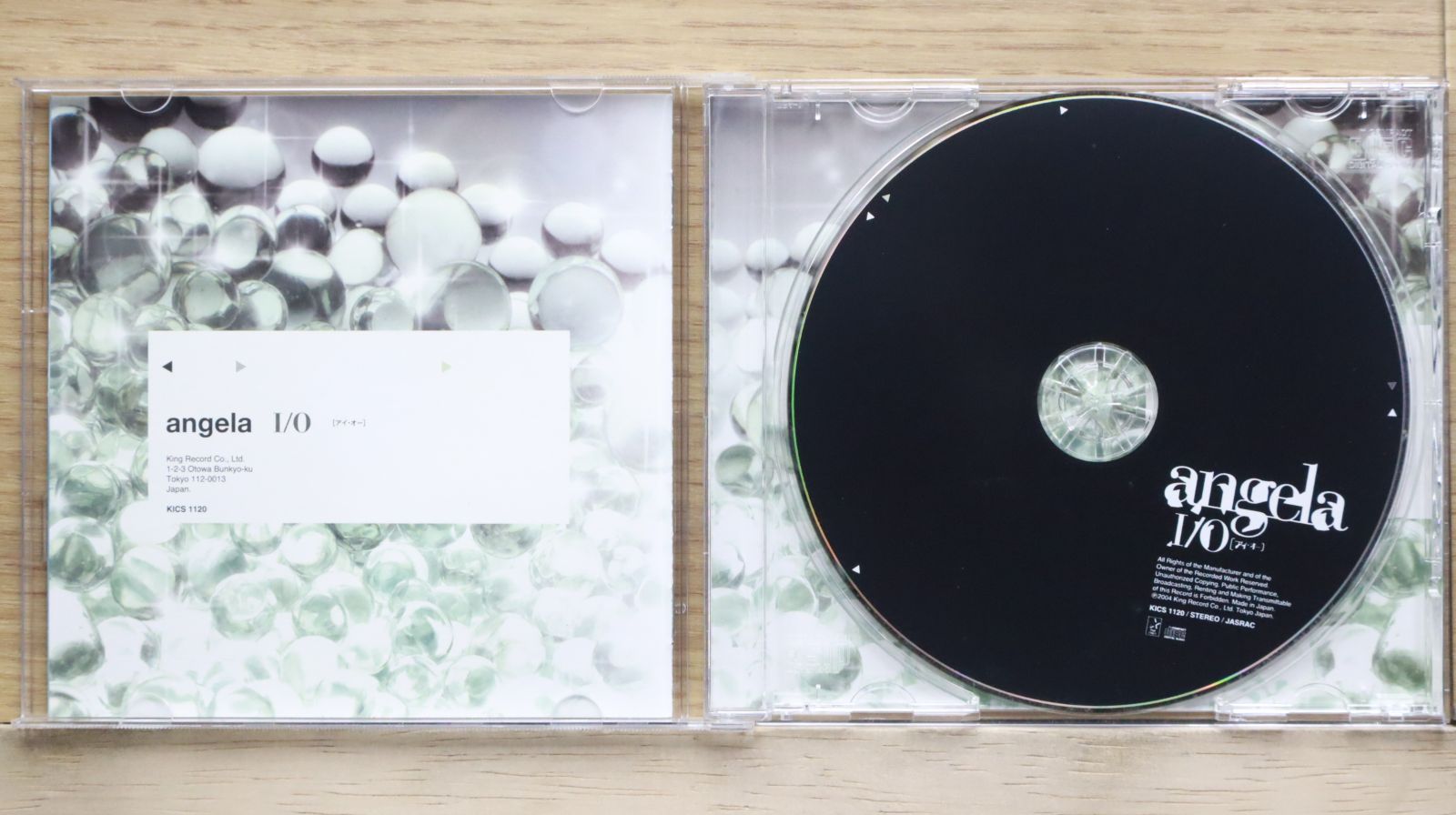 国内盤CD☆アンジェラ/angela□ I/O (アイ・オー) 【KICS1120