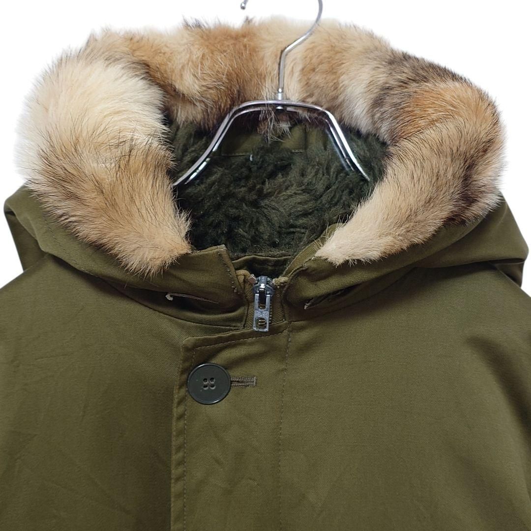 MUSKOX】 デンマーク製 裏ボア ファーフード モッズコート A-4014