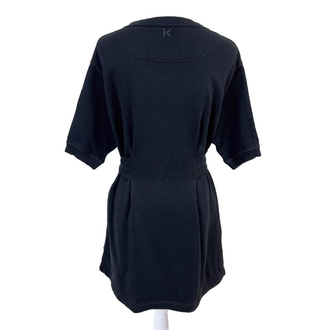 五分袖スウェットワンピース