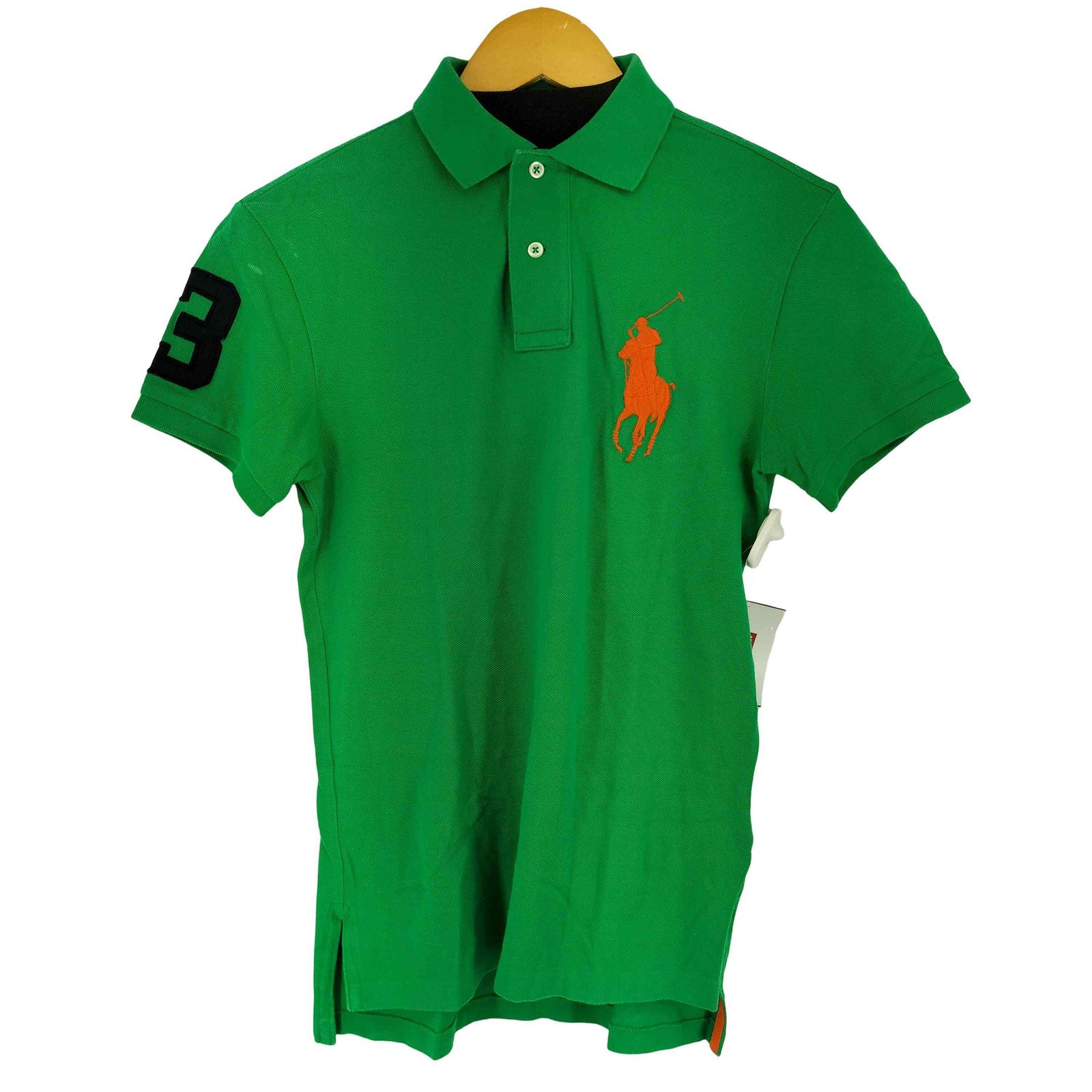 ポロラルフローレン POLO RALPH LAUREN 胸元刺繍 S/S ポロシャツ メンズ import：XS 