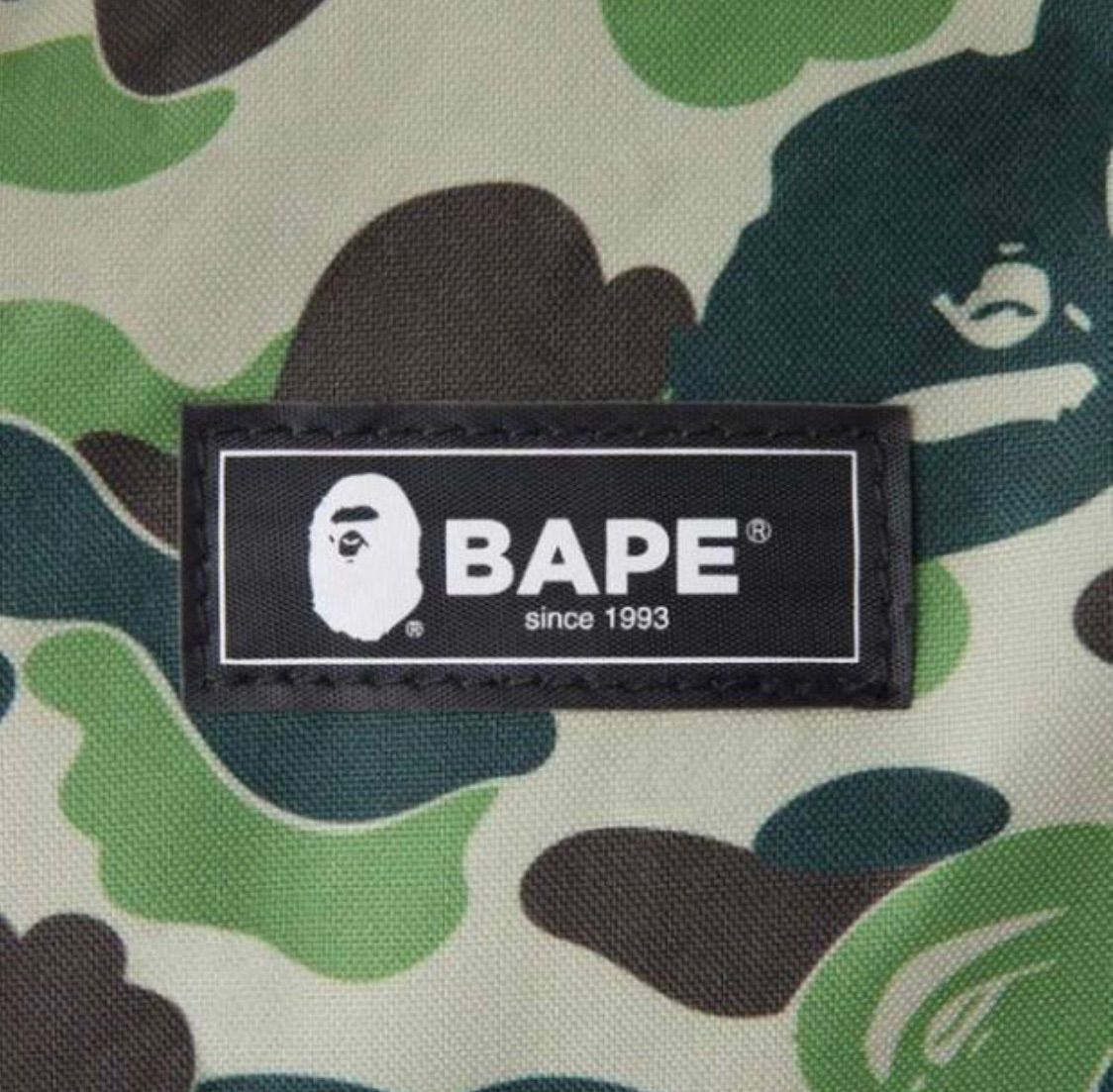 BAPE◆A BATHING APE／◆カモ迷彩ダッフルバッグ◆付録品ノベルティ