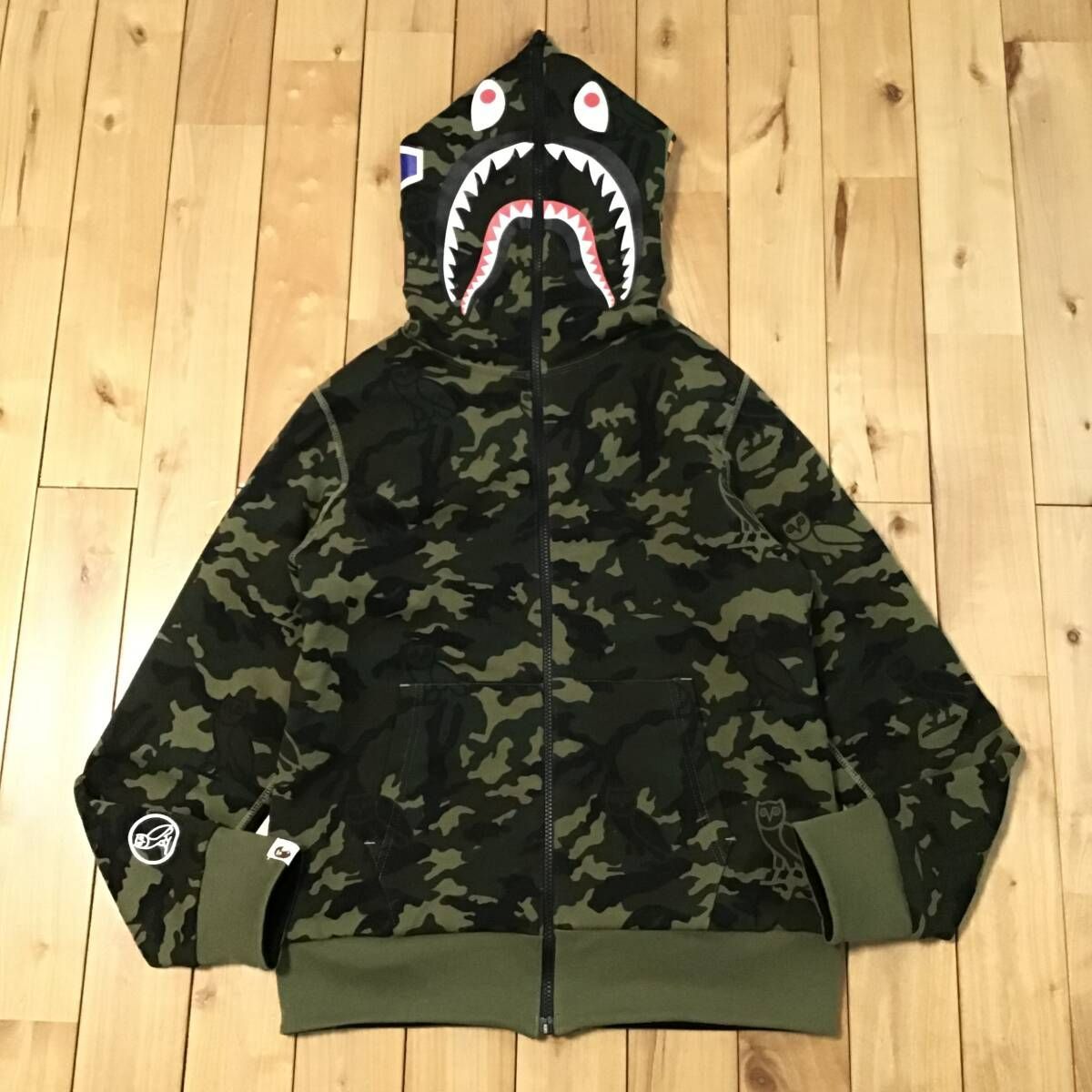 ☆リバーシブル☆ OVO × BAPE シャーク パーカー Mサイズ shark