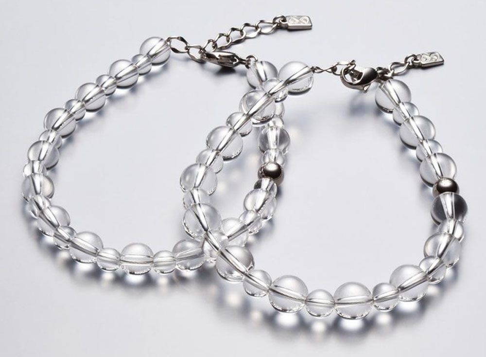 【アソパソマソ】ファイテン　チタン水晶ブレス(5mm・7mm玉) 19cm 水晶コンビブレス(5mm・7mm玉) 19cm | ファイテン公式通販サイト