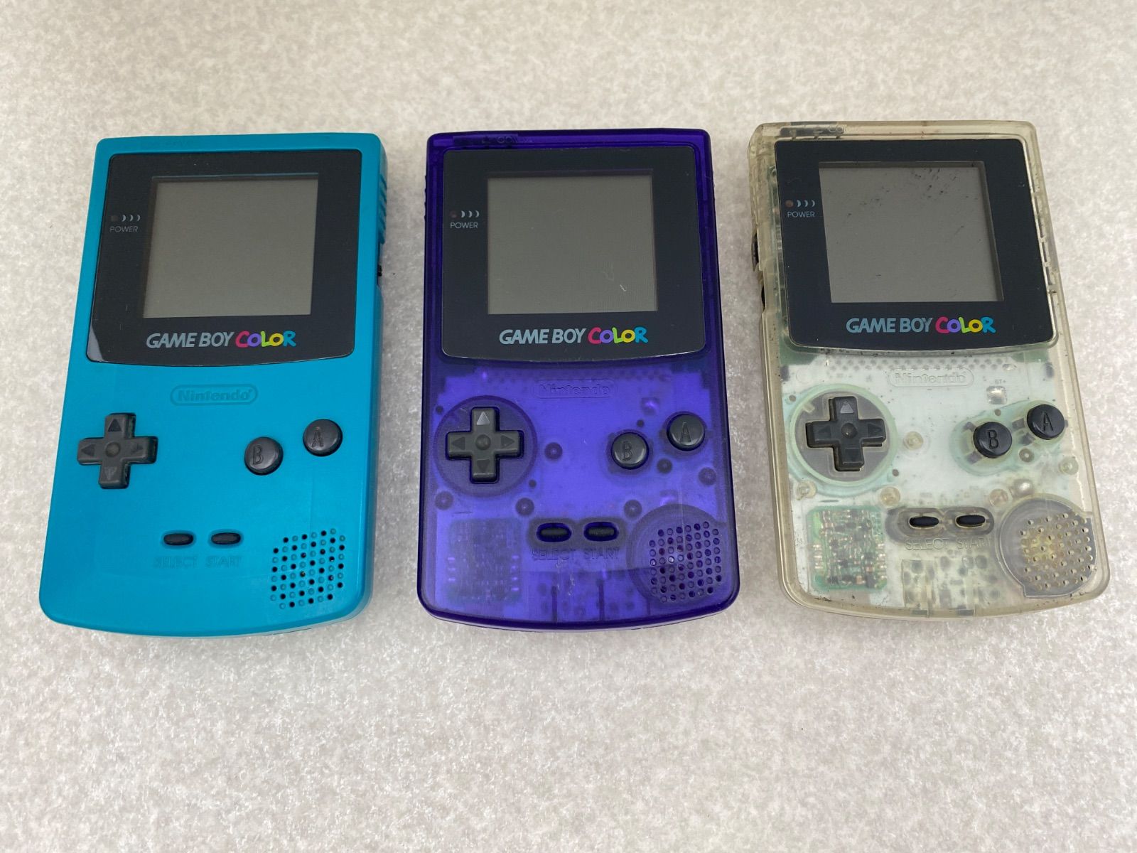 ゲームボーイ - ジャンク✨ゲームボーイカラー3台✨まとめ売り ゲームボーイカラー 本体 まとめ売り 3点 ジャンク
