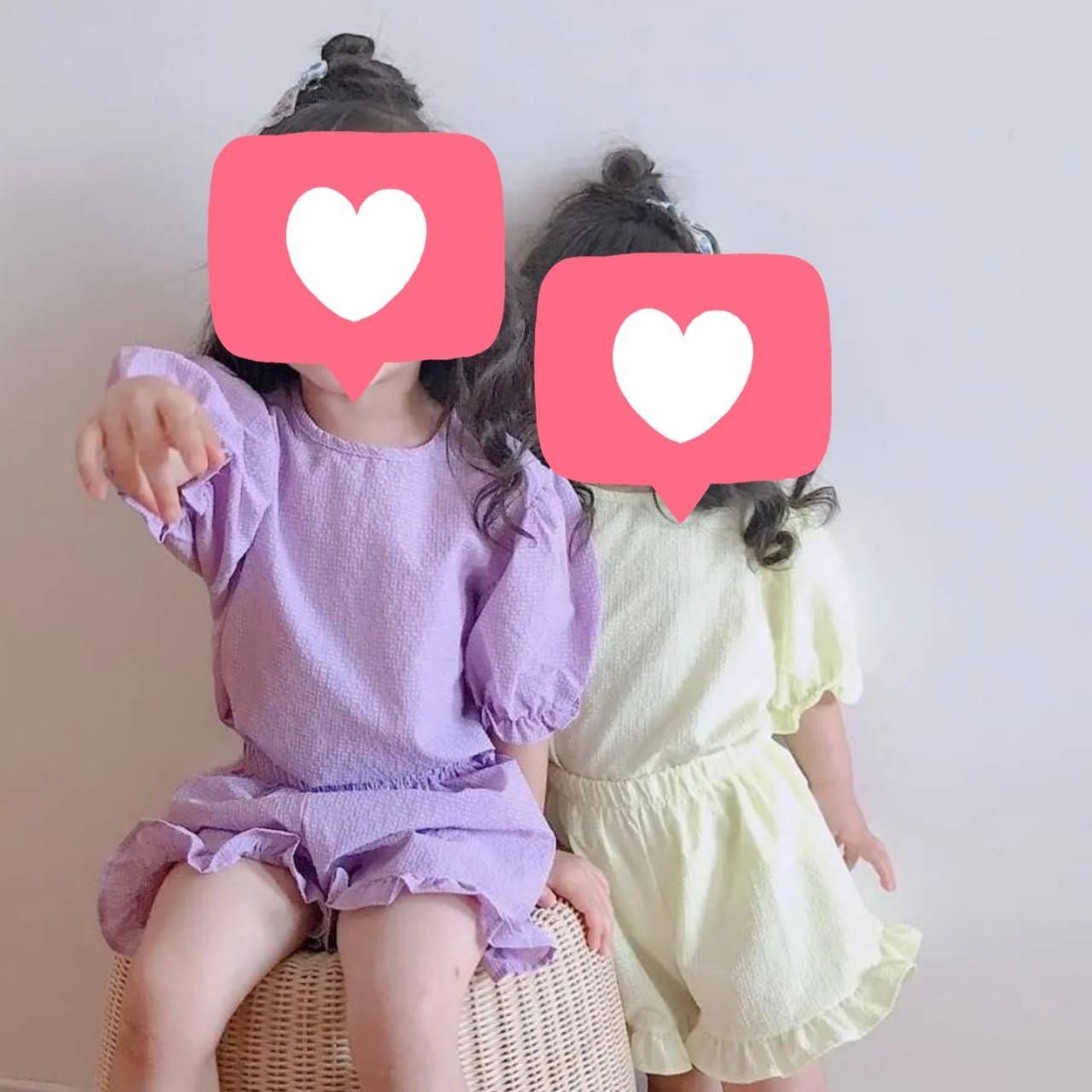 新品 | セール｜韓国子供服｜Frill set up｜soybean | はるここ