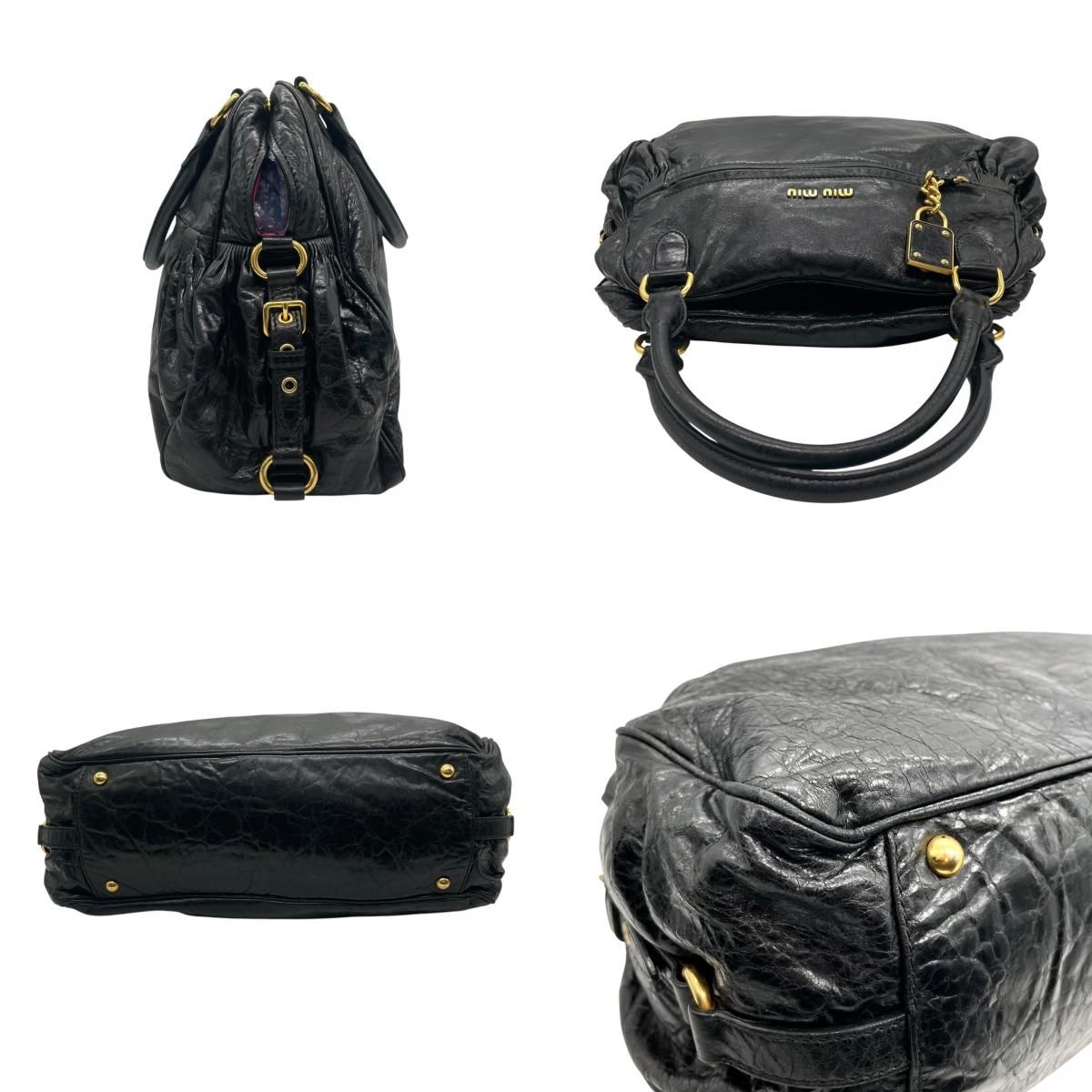 美品 ミュウミュウ アーカイブ 2way ショルダーバッグ クロコ型押し 美品 miumiu ミュウミュウ 2WAY ハンドバッグ ショルダーバッグ