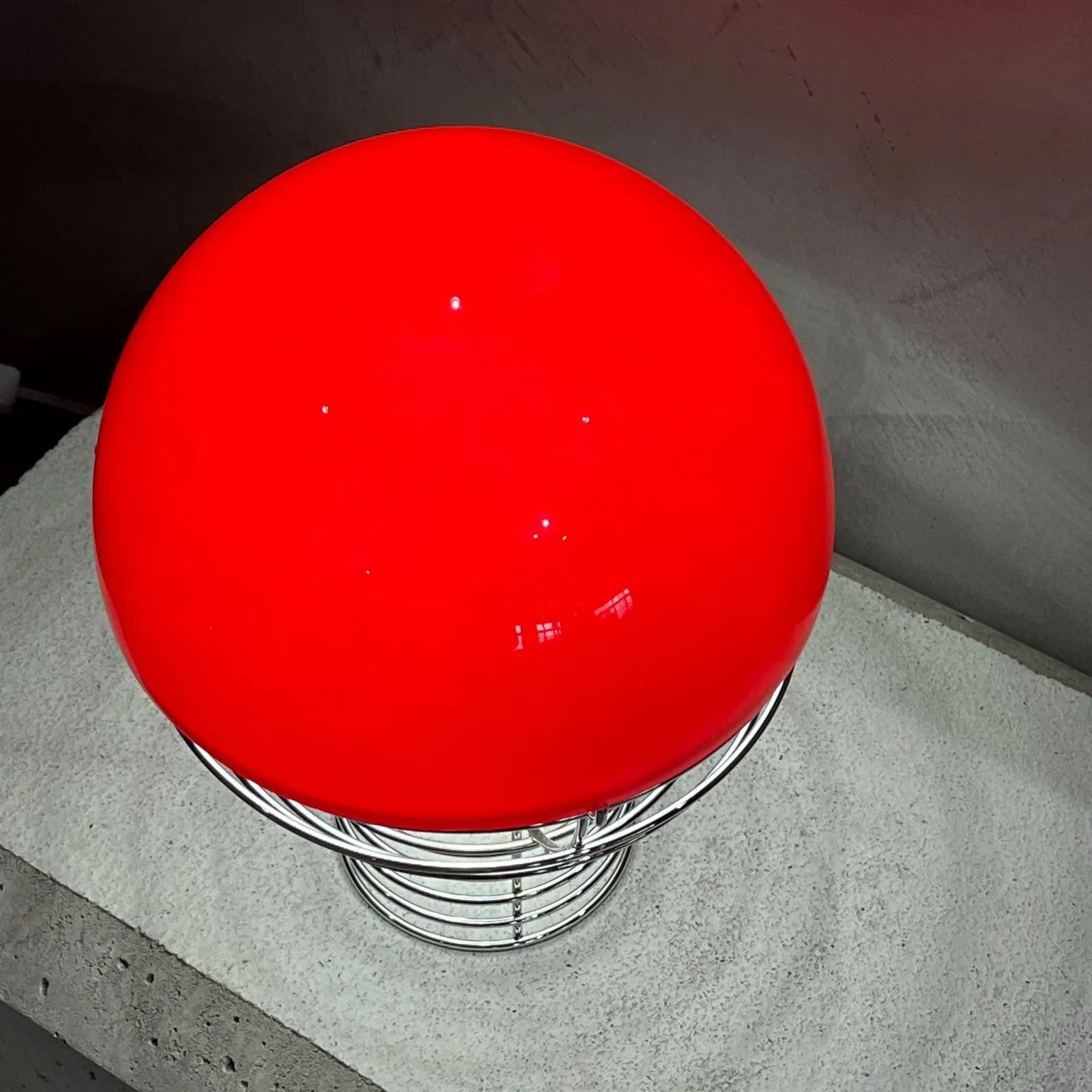 Wire Table Lamp White ワイヤーテーブルランプ オレンジ スペース