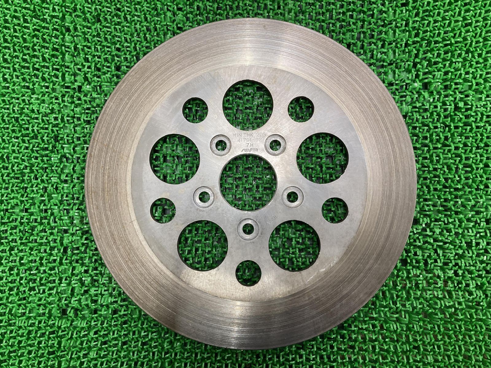 リアブレーキディスク 41791-92 ハーレー 純正 中古 バイク 部品 EVO エボ 292 ディスクローター 曲がり無し 車検 Genuine