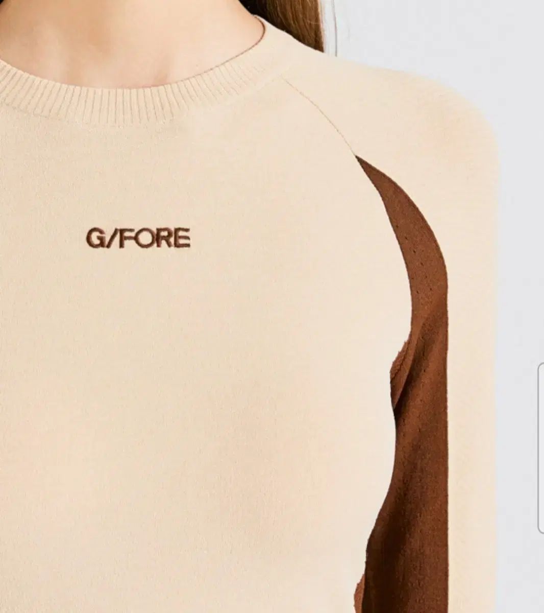 配色スリムニット XS