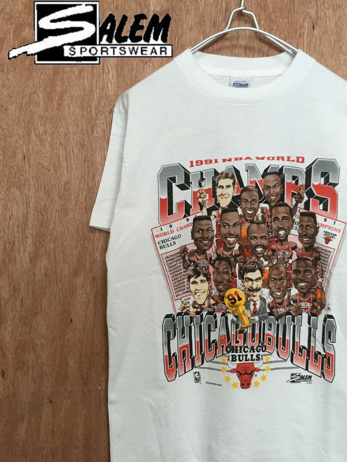 NBA》シカゴ・ブルズ 1991 チャンピオン Tシャツ - メルカリ