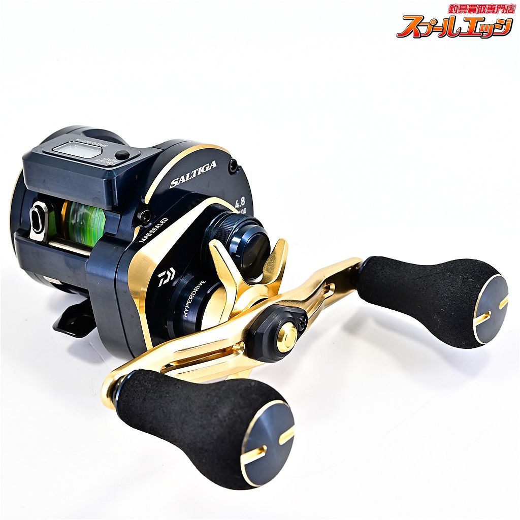 極美品　SALTIGA IC 100 Daiwa Saltiga IC 100H-DH (Right handle)