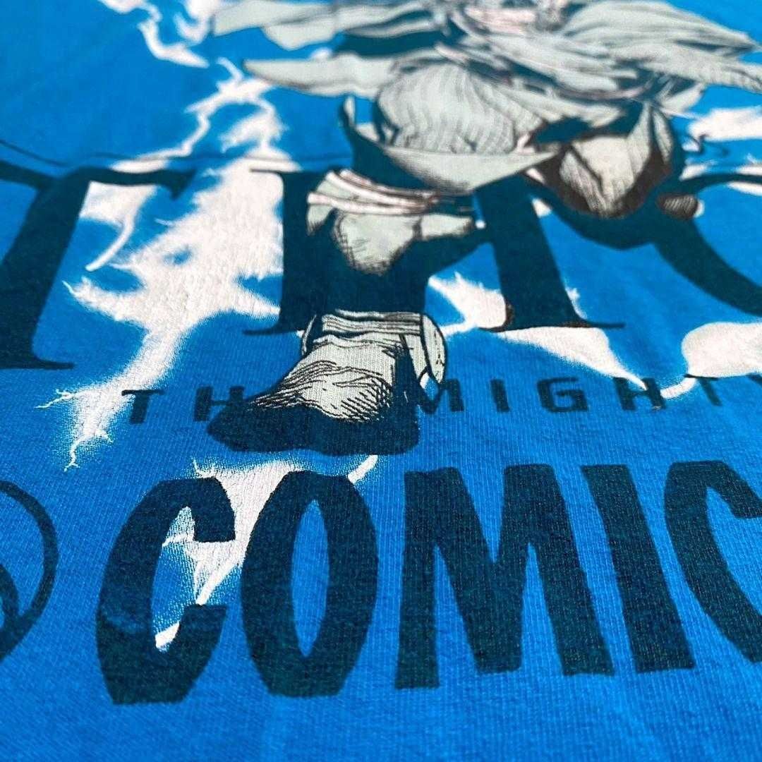 ユーズド 半袖 tシャツ 古着 KGX THOR 青 MARVEL マーベル マイティ