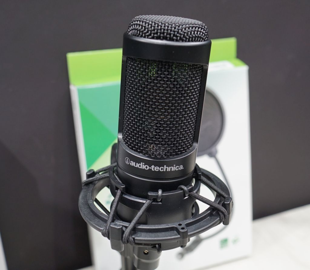 美品 audio−technica AT2035 コンデンサーマイク おまけ付 - サークル