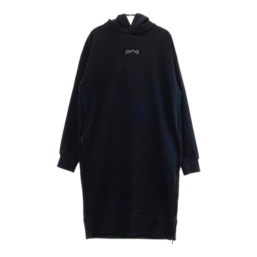 サイズ：S PING ピン 2024年モデル スウェット ワンピース ブラック系