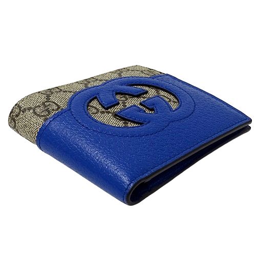 グッチ GUCCI 財布 メンズ ブランド 二つ折り財布 カットアウト 