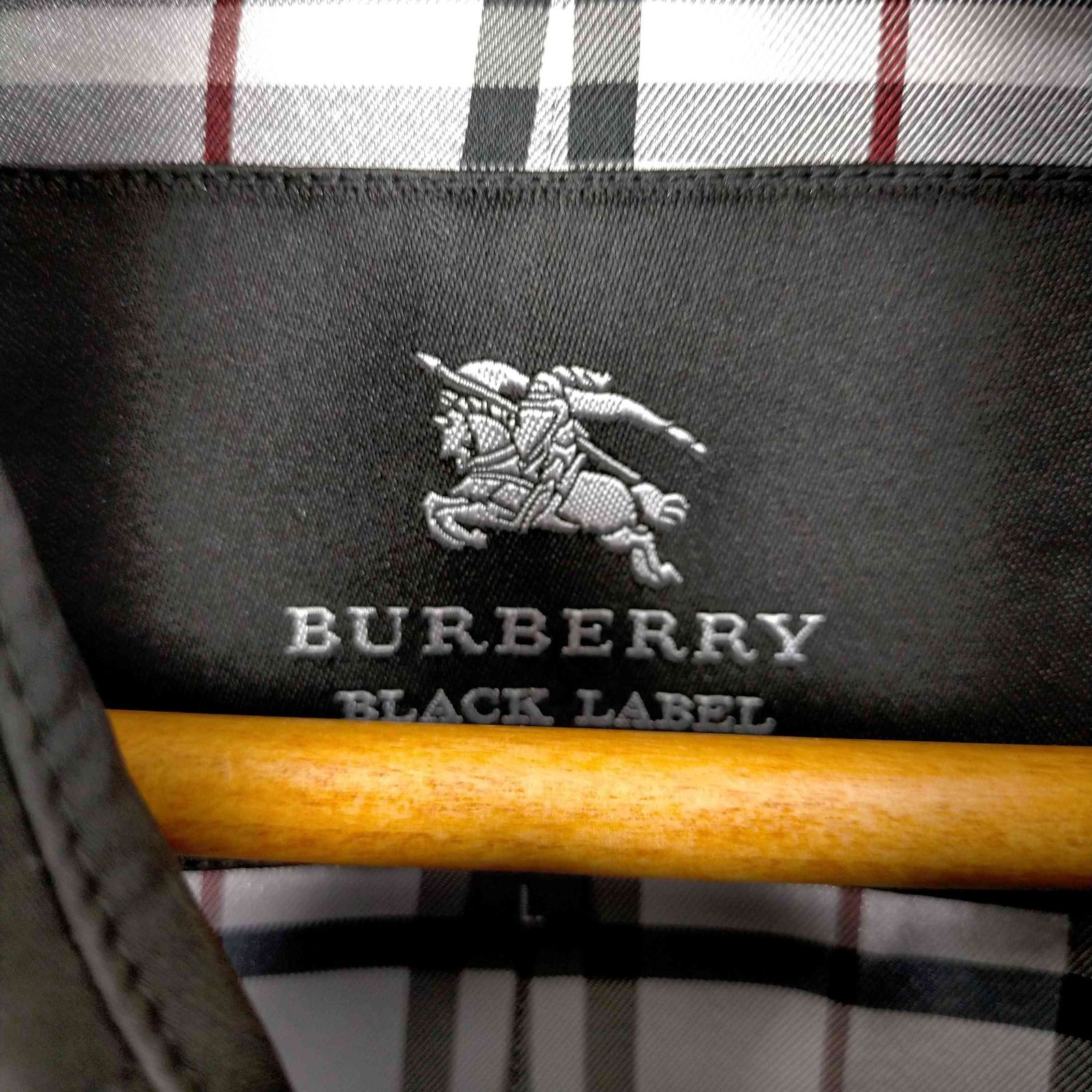 バーバリーブラックレーベル BURBERRY BLACK LABEL 裏地チェック柄